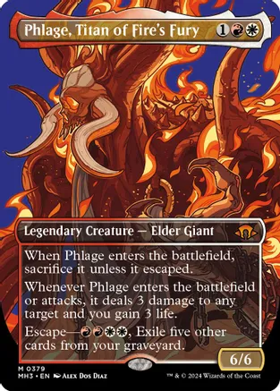 Phlage, Titan of Fire's Fury (Borderless)